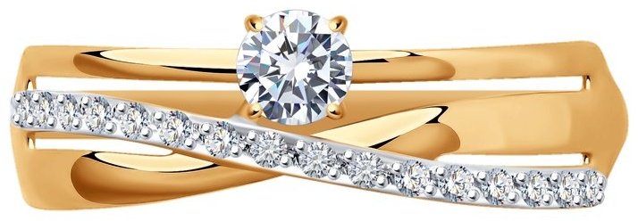SOKOLOV 78-026816/016898 вес 4.04 г золото, фианит - ForteMarket SOKOLOV 78-026816/016898 вес 4.04 г золото, фианит купить,0