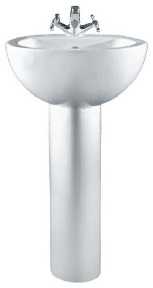 Раковина Sanita Luxe Art Luxe SL400001 на пьедестал круглая 49, фаянс купить,35700