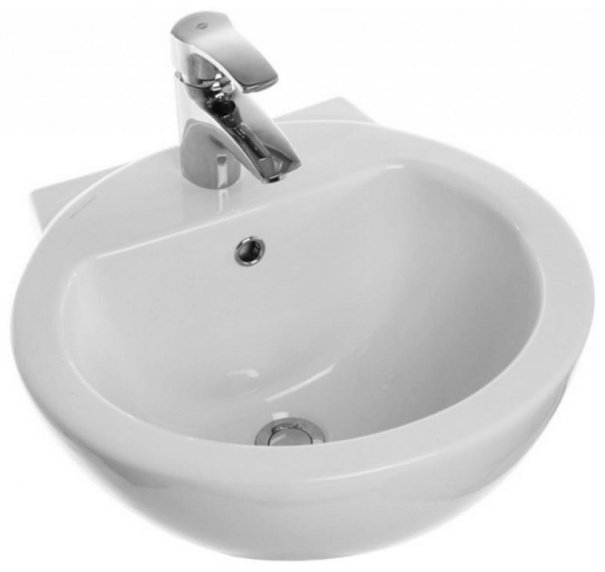 Раковина Sanita Luxe Art Luxe SL400001 на пьедестал круглая 49, фаянс купить,35700