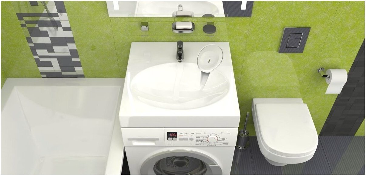 Раковина над стиральной машиной 59.5 см KABINKA.KZ Мэйси V5D1 купить,49500