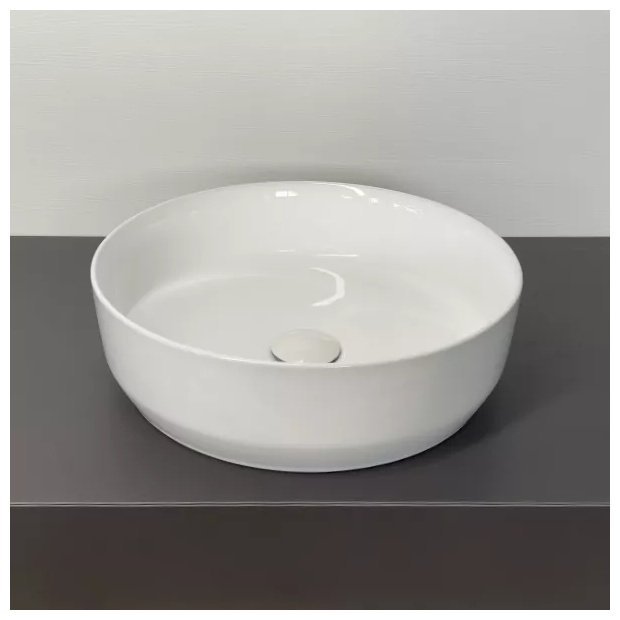 Раковина Comforty 112D накладная круглая 39, санфарфор