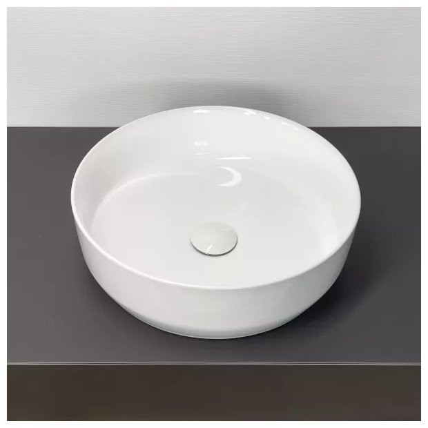 Раковина Comforty 112D накладная круглая 39, санфарфор