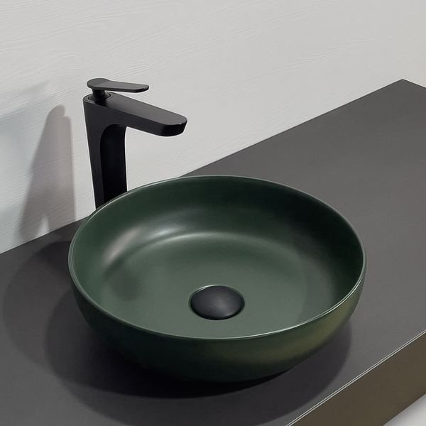 Раковина Comforty 113MDG накладная круглая 36, санфарфор купить,0