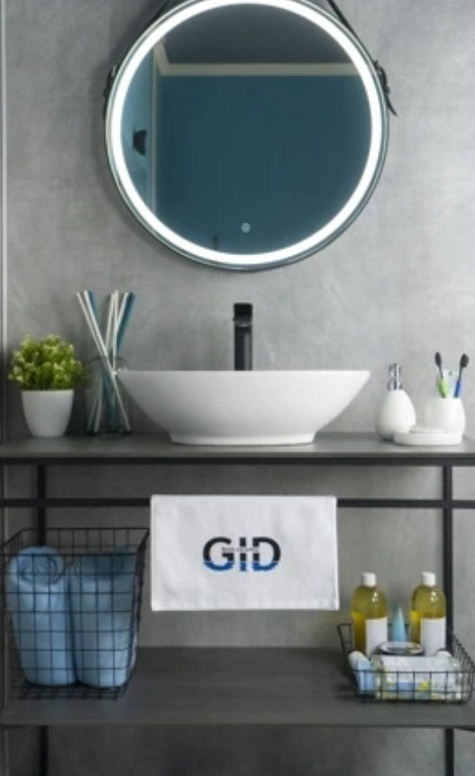 Раковина GID-ceramic N9021 накладная овальная 52, керамика купить,83400