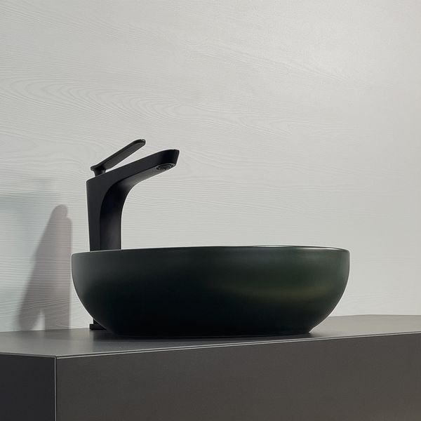 Раковина Comforty 113MDG накладная круглая 36, санфарфор купить,0
