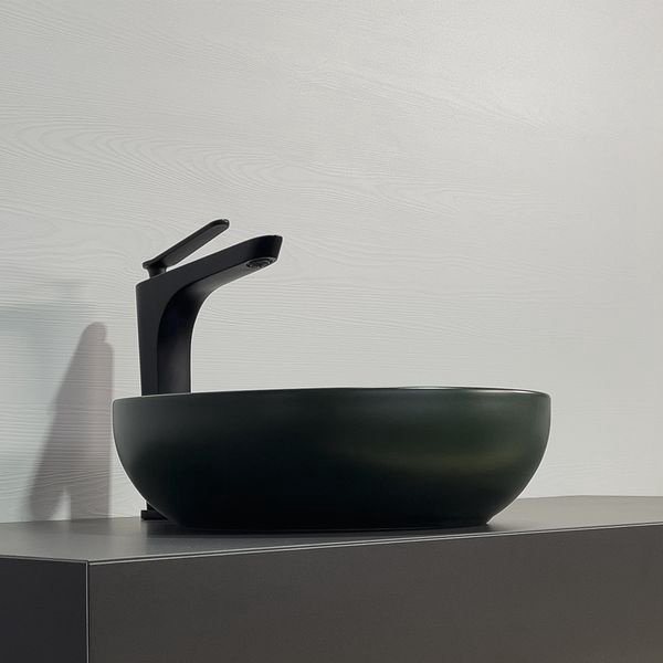Раковина Comforty 113MDG накладная круглая 36, санфарфор купить,94300