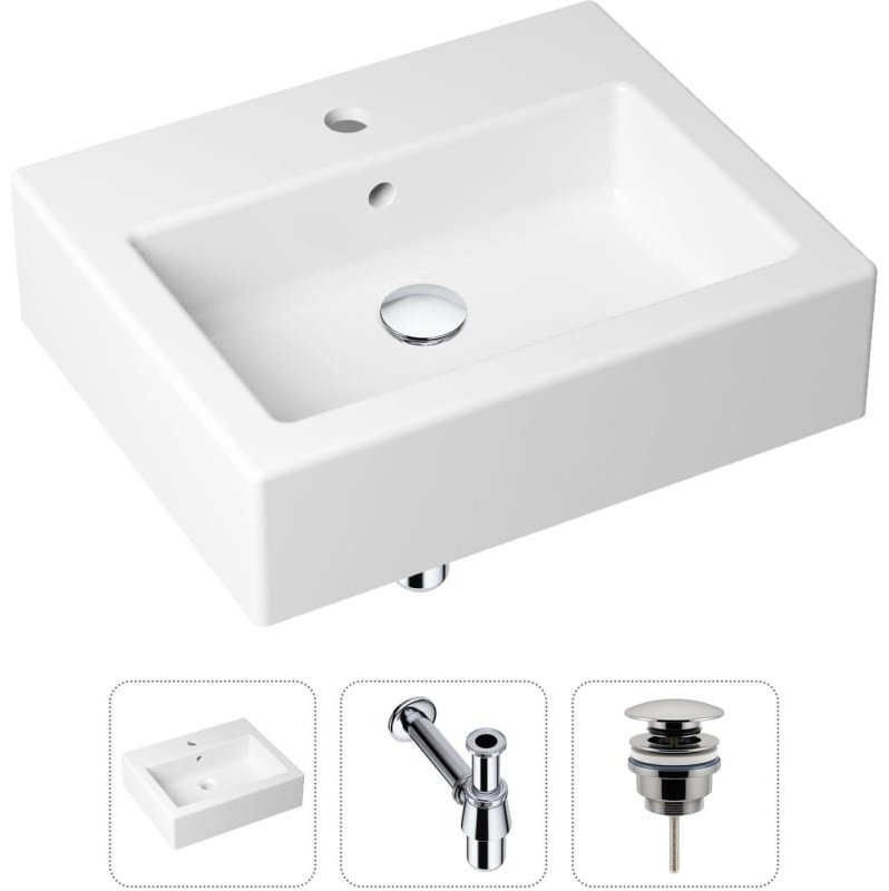 Раковина Lavinia Boho Bathroom Sink 21520653 накладная прямоугольная 41, санфарфор купить,NaN