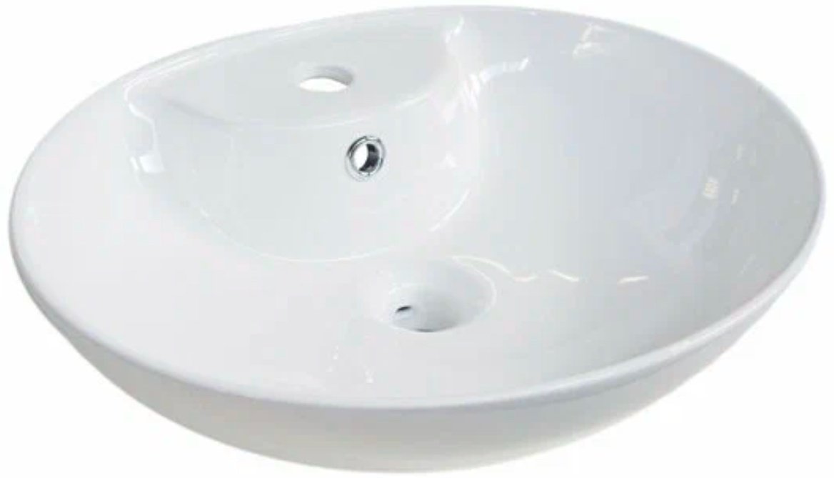 Раковина Comforty 78197 накладная овальная 51, санфарфор купить,0