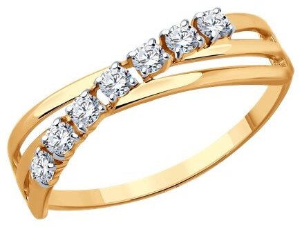 SOKOLOV 78-028189/018057 вес 3.45 г золото, фианит - ForteMarket SOKOLOV 78-028189/018057 вес 3.45 г золото, фианит купить,0