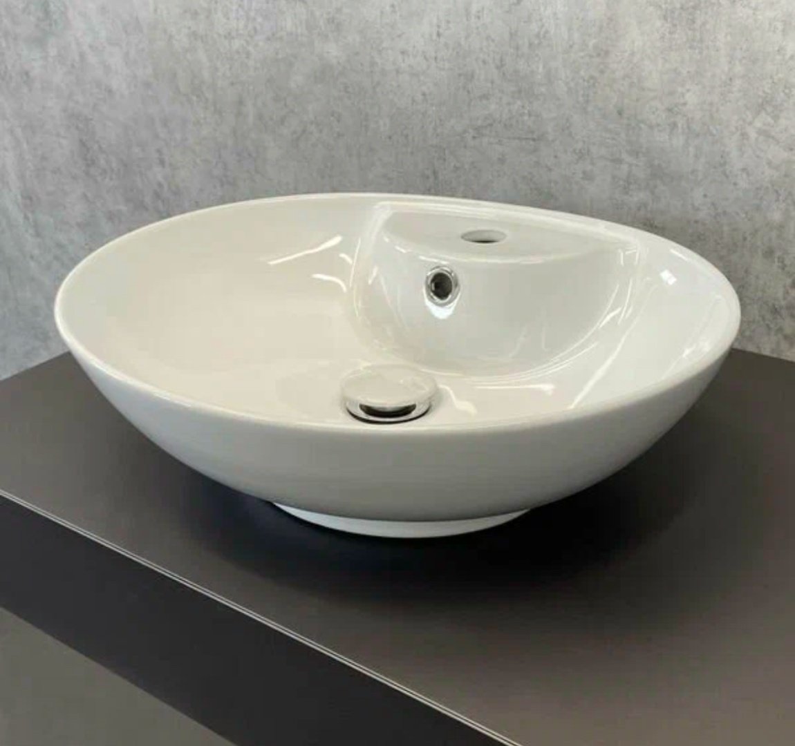 Раковина Comforty 78197 накладная овальная 51, санфарфор купить,0