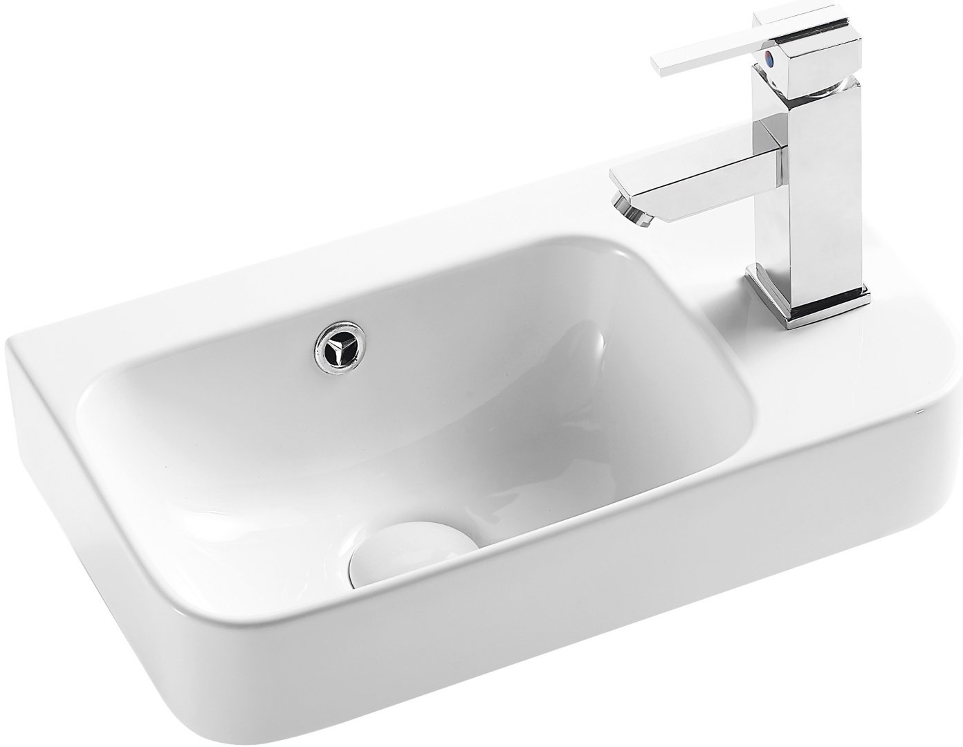 Раковина KABINKA.KZ WW AISBACH 5117 R подвесная прямоугольная 45 см, фаянс