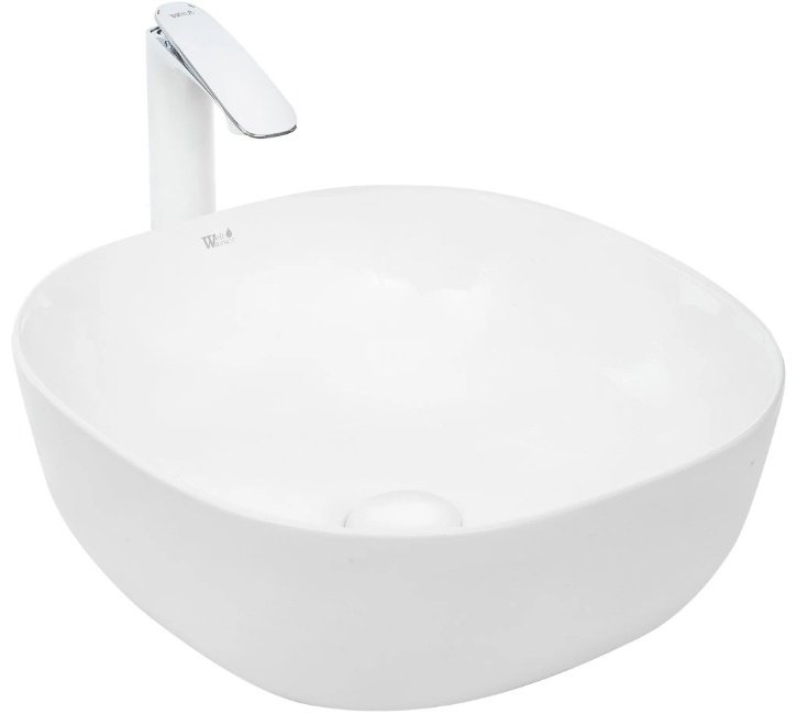 Раковина WeltWasser ELBACH 2144 подвесная квадратная 41 см, фаянс