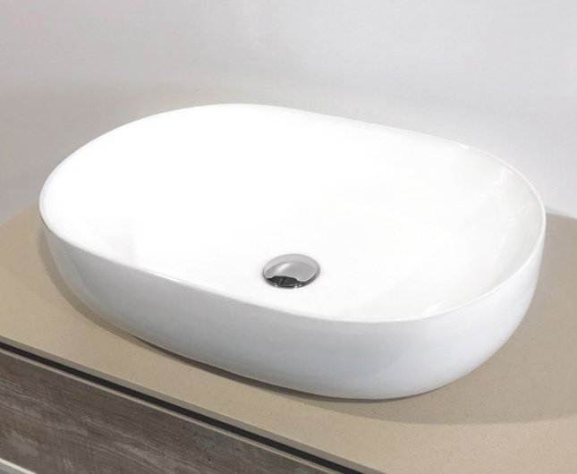 Раковина Comforty 78326 накладная овальная 60, санфарфор купить,72400
