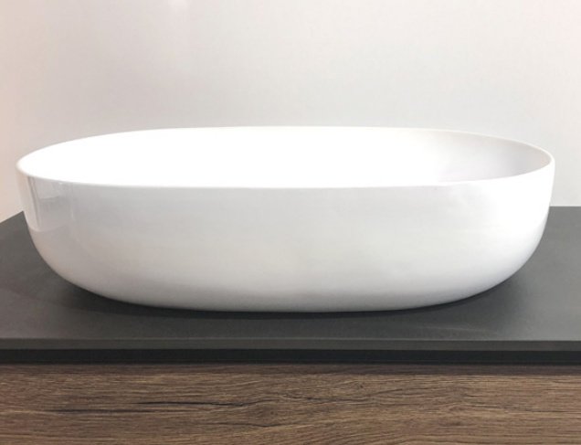 Раковина Comforty 78326 накладная овальная 60, санфарфор купить,72400