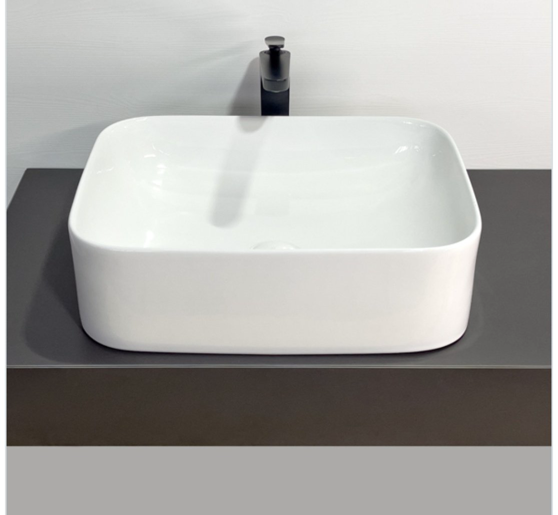 Раковина Comforty 78575-50 накладная прямоугольная 51, санфарфор купить,74900