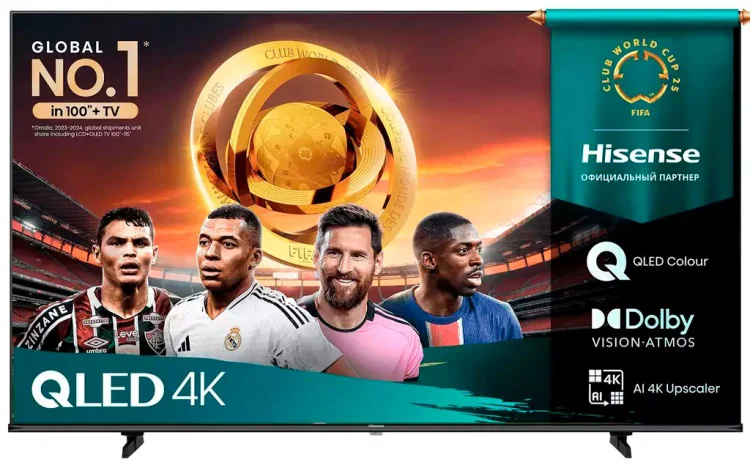 Телевизор Hisense 50E7Q RU черный