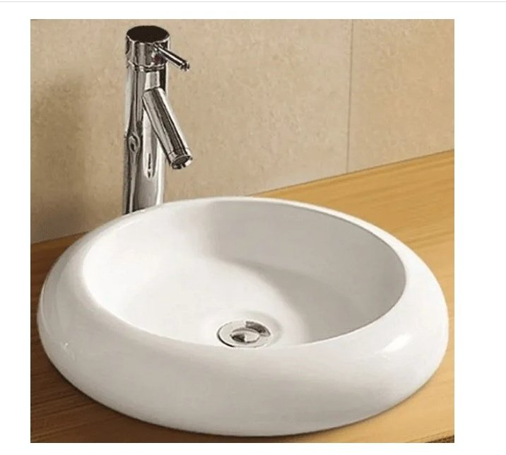 Раковина WeltWasser WW ELBACH 3062 накладная круглая 46 см, фаянс купить,50900