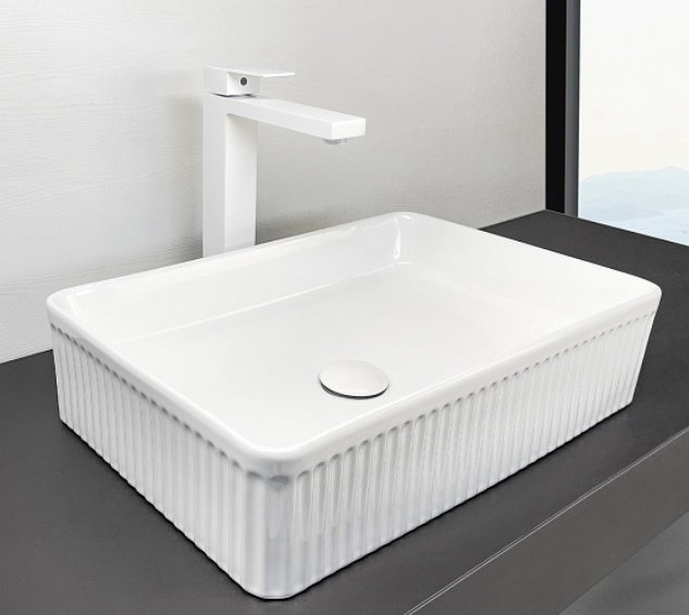 Раковина Comforty CF178609X накладная прямоугольная 50.5, санфарфор купить,65900