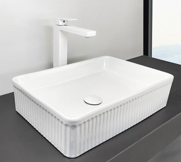 Раковина Comforty CF178609X накладная прямоугольная 50.5, санфарфор купить,65900