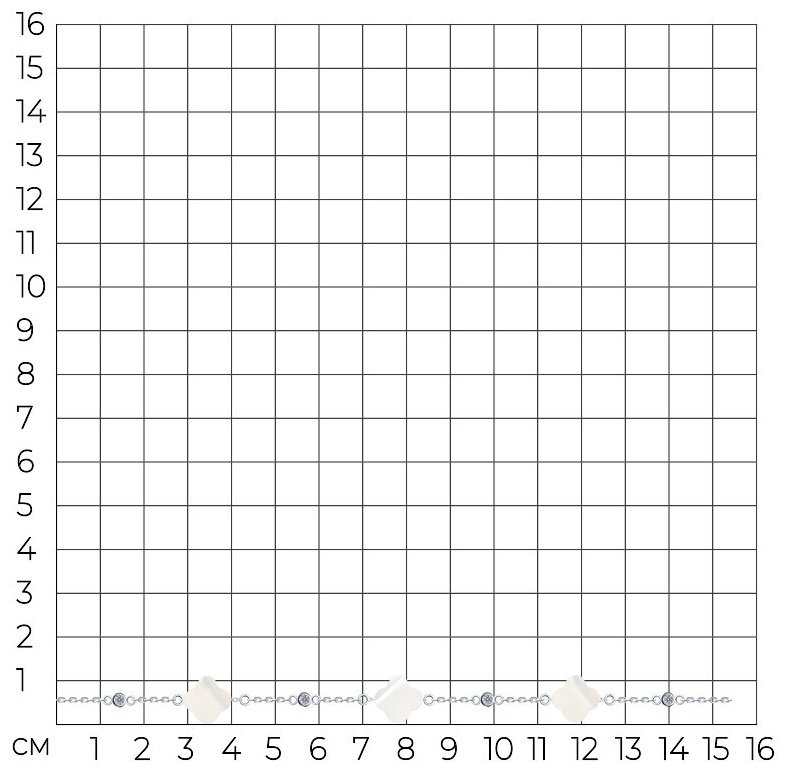 Браслет SOKOLOV 83050042_16 длина 16 см, вес 3.29 г серебро, плетение фантазийное купить,NaN
