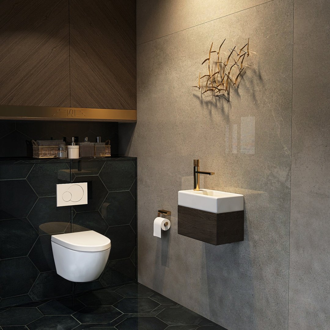 Раковина Wellsee WC Area 151804000 подвесная прямоугольная 26, керамика купить,0