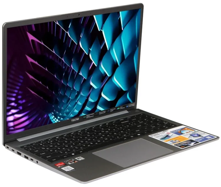Ноутбук Tecno MEGABOOK K16SDA 16" FHD Ryzen 5-7430U 16GB 512GB Win 11 купить,NaN