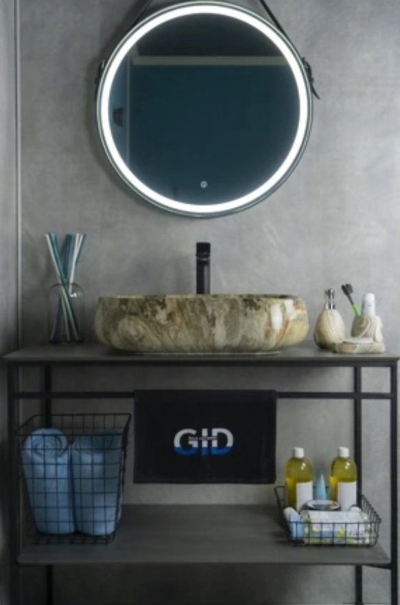 Раковина GID-ceramic Mnc186 накладная прямоугольная 42, керамика купить,NaN