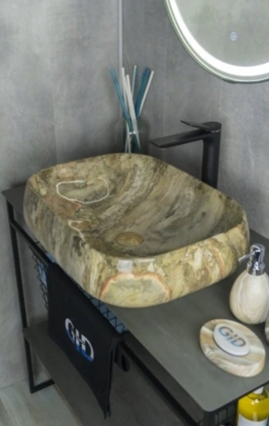 Раковина GID-ceramic Mnc186 накладная прямоугольная 42, керамика купить,NaN
