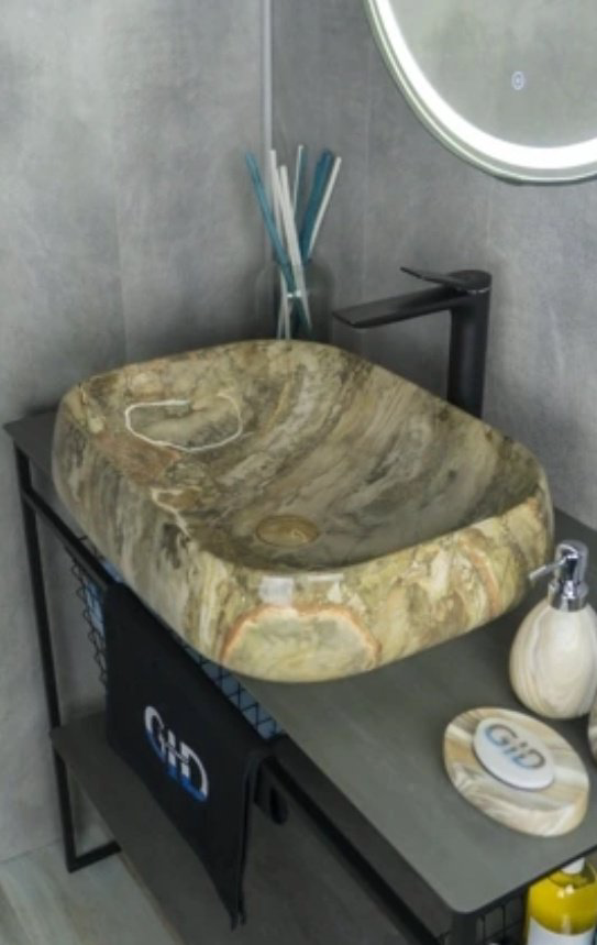Раковина GID-ceramic Mnc186 накладная прямоугольная 42, керамика купить,NaN