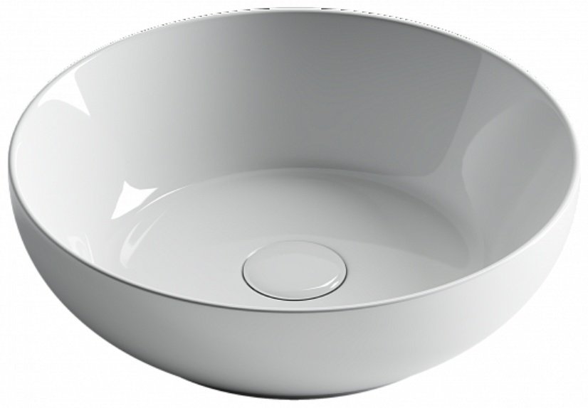Раковина Ceramicanova CN6020 накладная круглая 38, санфарфор