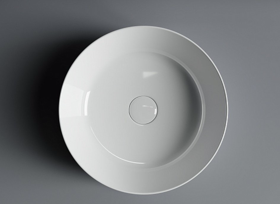 Раковина Ceramicanova CN6020 накладная круглая 38, санфарфор купить,106465