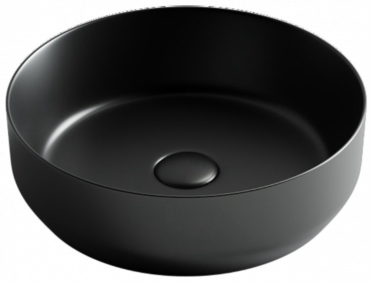 Раковина Ceramicanova CN6022MB накладная круглая 39, санфарфор купить,246163