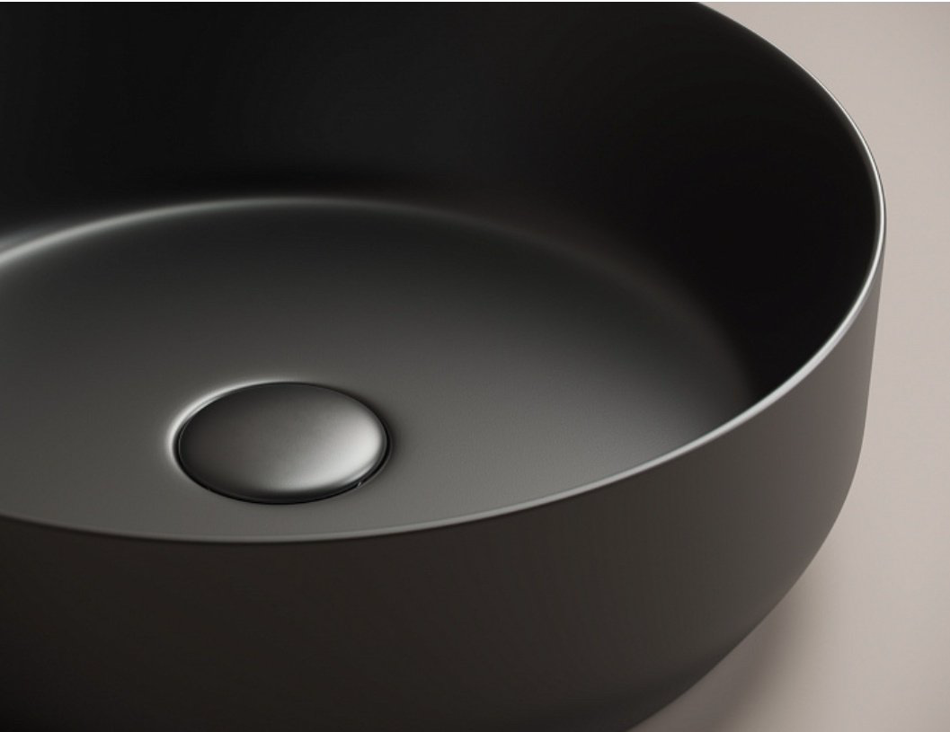Раковина Ceramicanova CN6022MB накладная круглая 39, санфарфор купить,246163