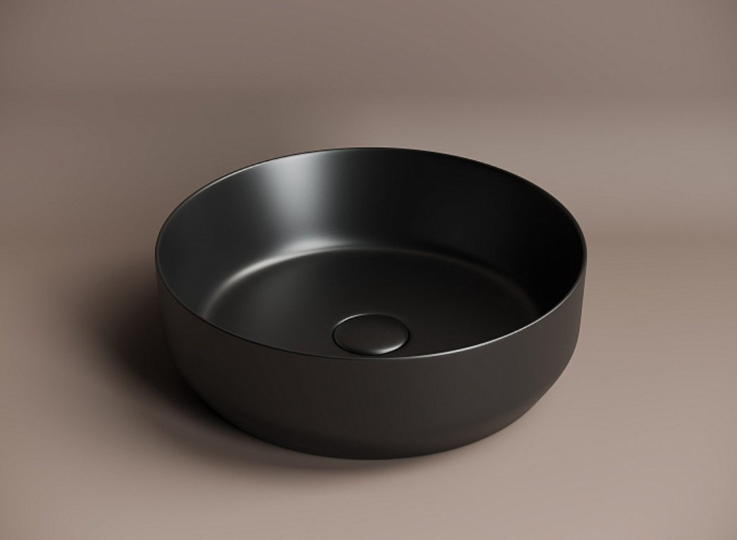 Раковина Ceramicanova CN6022MB накладная круглая 39, санфарфор купить,246163