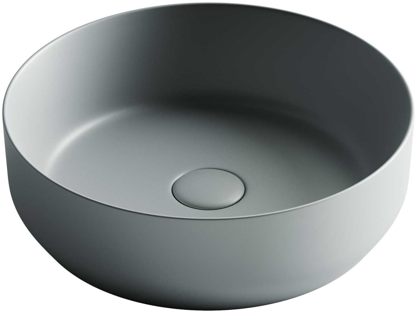 Раковина Ceramicanova CN6022MH накладная круглая 39, санфарфор