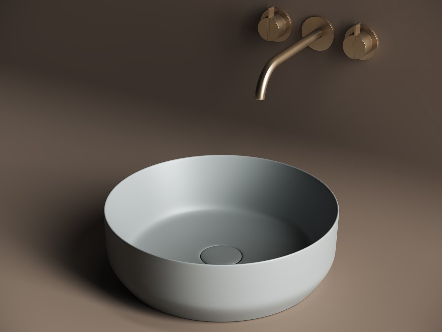 Раковина Ceramicanova CN6022MH накладная круглая 39, санфарфор купить,187458