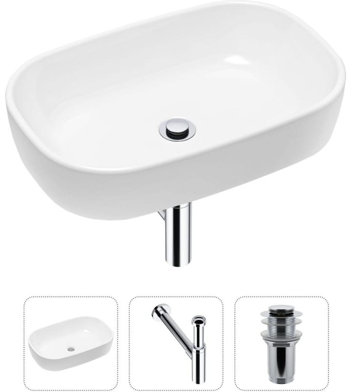 Раковина Lavinia Boho Bathroom Sink 21520035 накладная овальная 36, фарфор купить,NaN