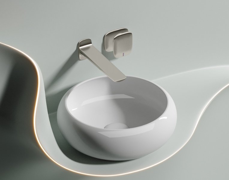 Раковина Ceramicanova CN6050 накладная круглая 36, санфарфор