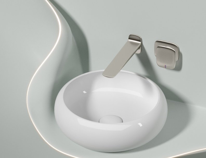 Раковина Ceramicanova CN6050 накладная круглая 36, санфарфор