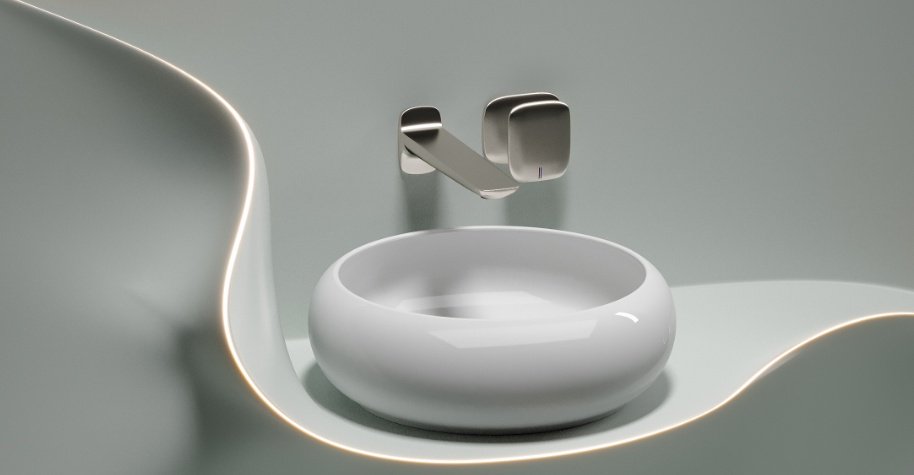 Раковина Ceramicanova CN6050 накладная круглая 36, санфарфор