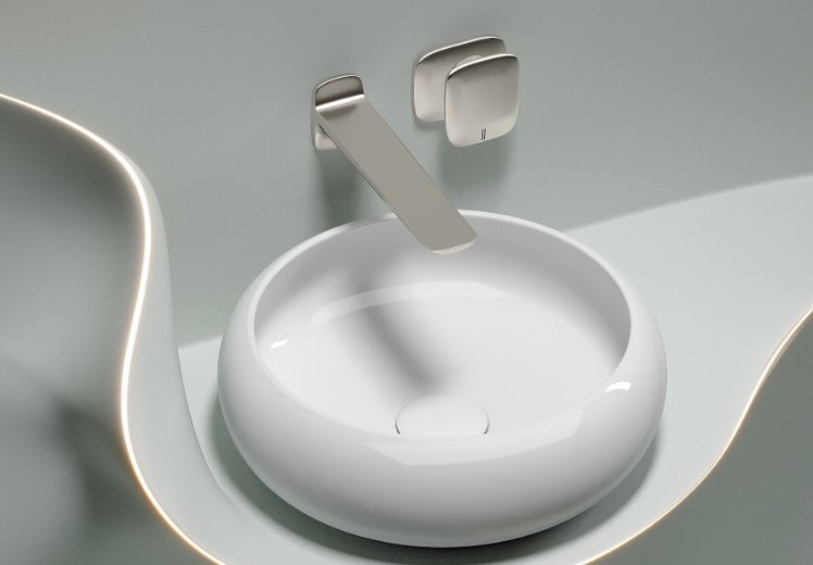 Раковина Ceramicanova CN6050 накладная круглая 36, санфарфор