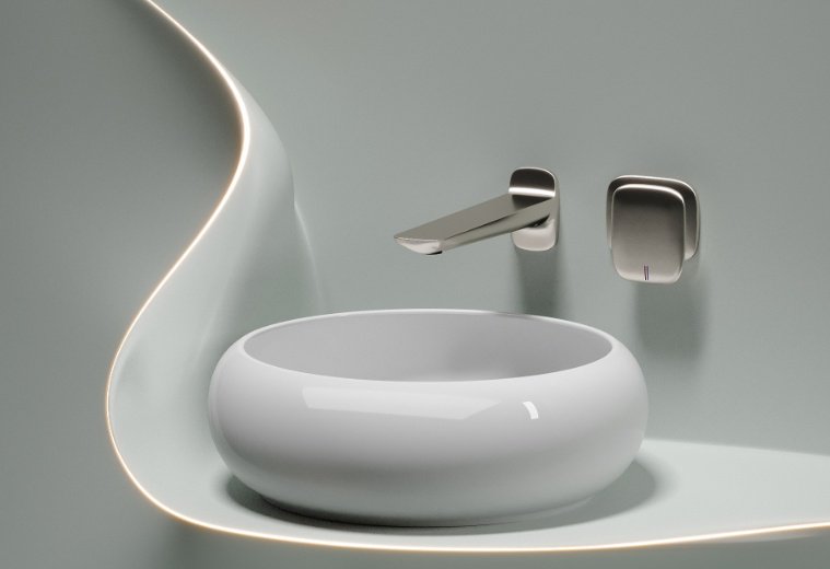Раковина Ceramicanova CN6050 накладная круглая 36, санфарфор