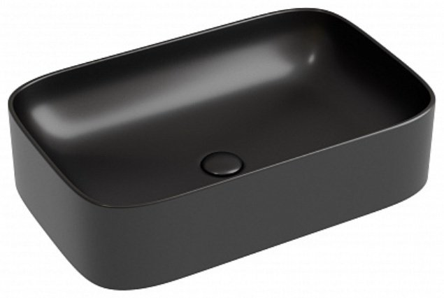 Раковина Ceramicanova CN6053MB накладная прямоугольная 60, санфарфор купить,320091