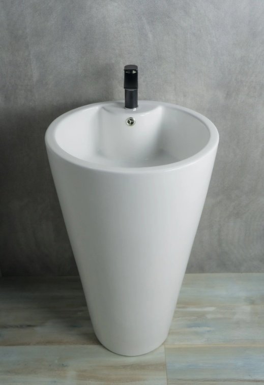 Раковина GID-ceramic Nb136 с пьедесталом круглая 50, керамика