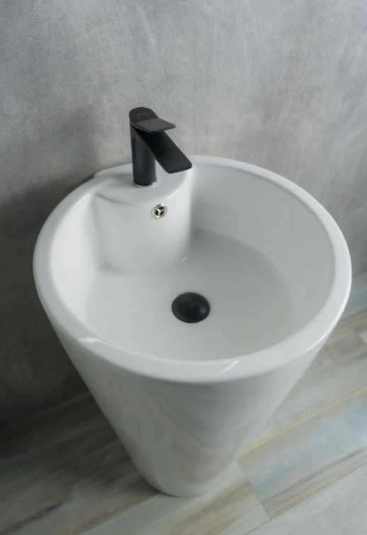 Раковина GID-ceramic Nb136 с пьедесталом круглая 50, керамика