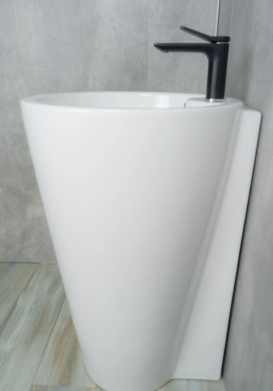 Раковина GID-ceramic Nb136 с пьедесталом круглая 50, керамика