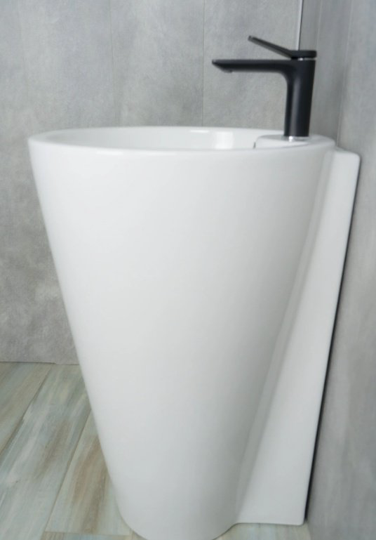 Раковина GID-ceramic Nb136 с пьедесталом круглая 50, керамика купить,398597