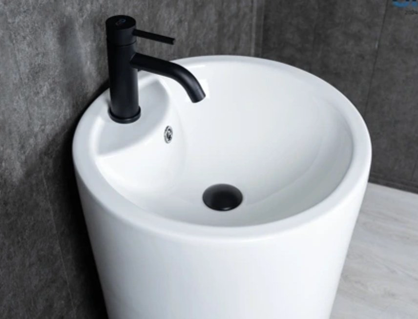 Раковина GID-ceramic Nb135 с пьедесталом круглая 46, керамика купить,371831