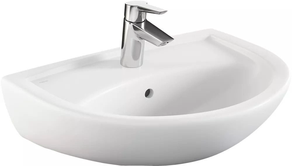 Раковина Norm Fit 6895B099-1778 накладная полукруглая 60, фарфор