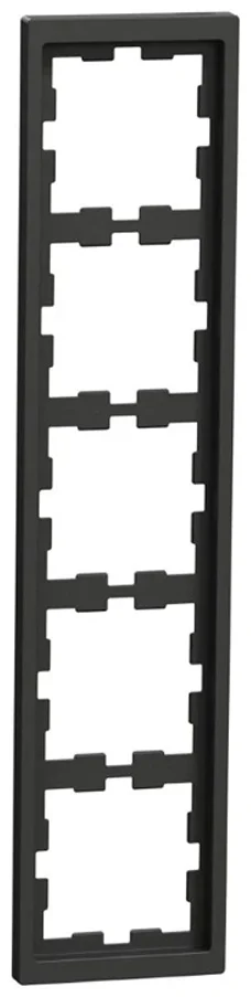 Рамка MERTEN MTN4050-6534 D-Life 5 постовая антрацит